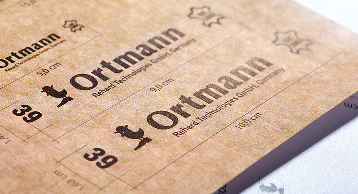Дизайн логотипа для бренда ортопедической обуви Ortmann